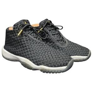 Nike Air Jordan Future Black & White Hi Top Sneaker Shoes